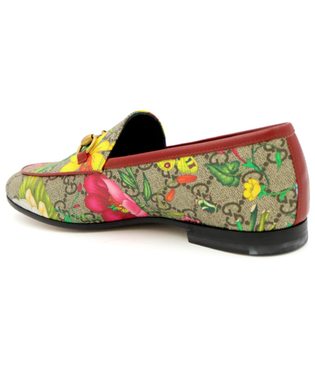 GUCCI Бежевые лоферы, фото 4