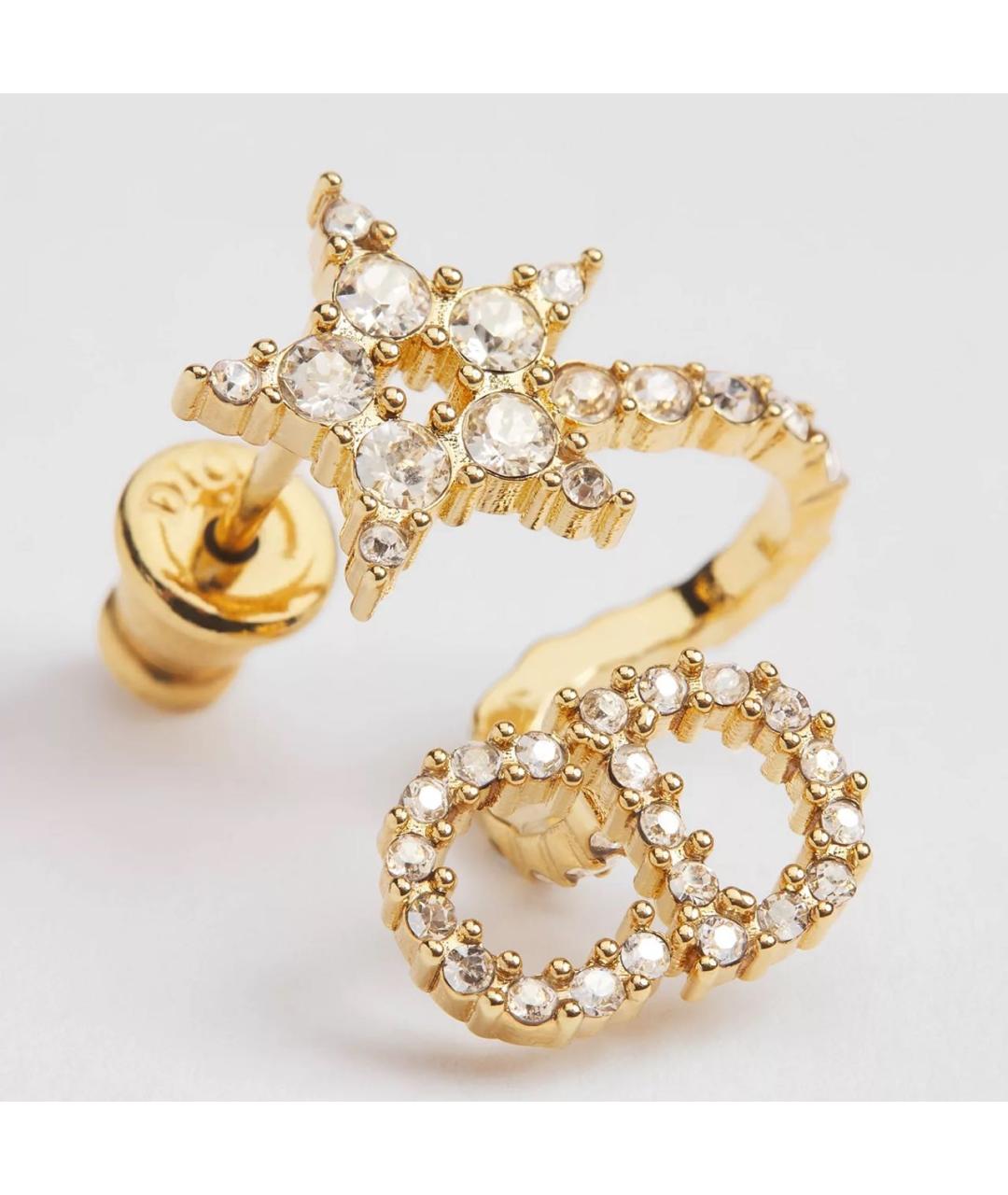 CHRISTIAN DIOR Золотые серьги, фото 2