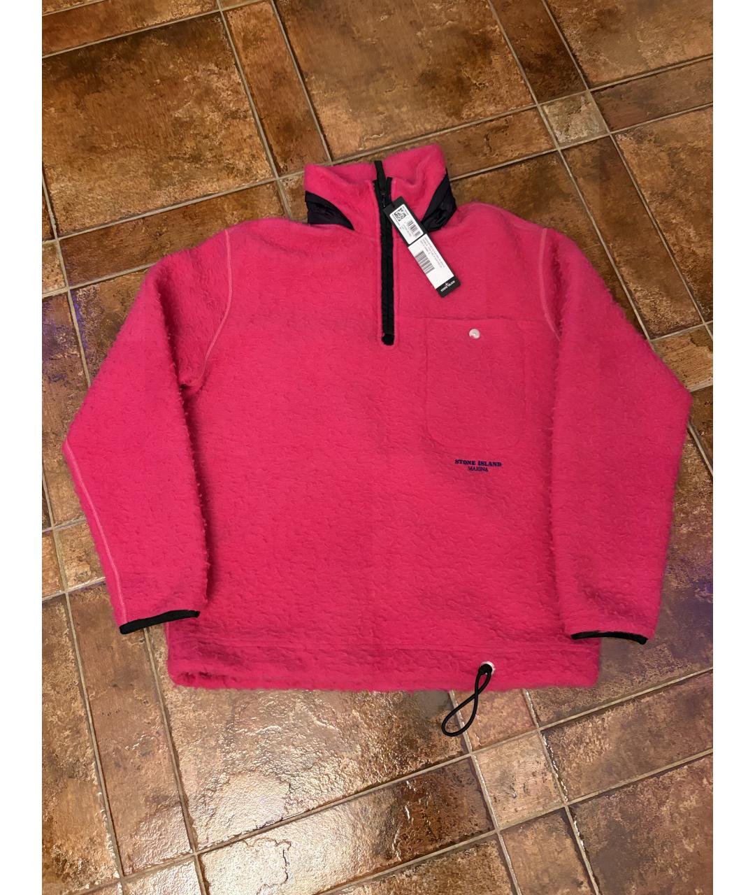 STONE ISLAND Фуксия шерстяной джемпер / свитер, фото 8