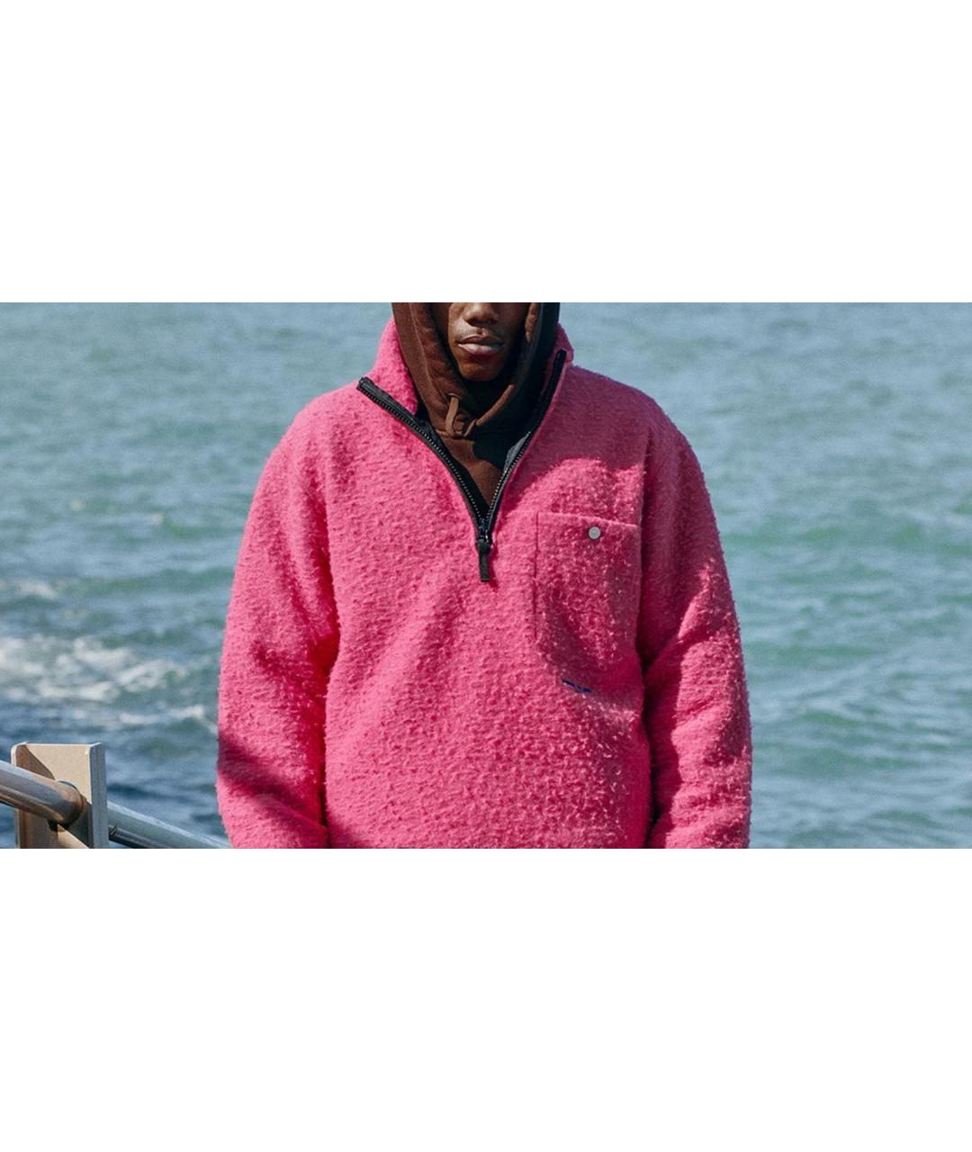 STONE ISLAND Фуксия шерстяной джемпер / свитер, фото 6