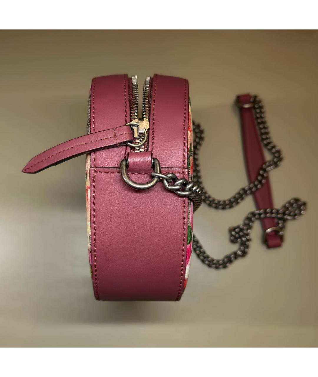 GUCCI Бежевая сумка через плечо из канвы, фото 7