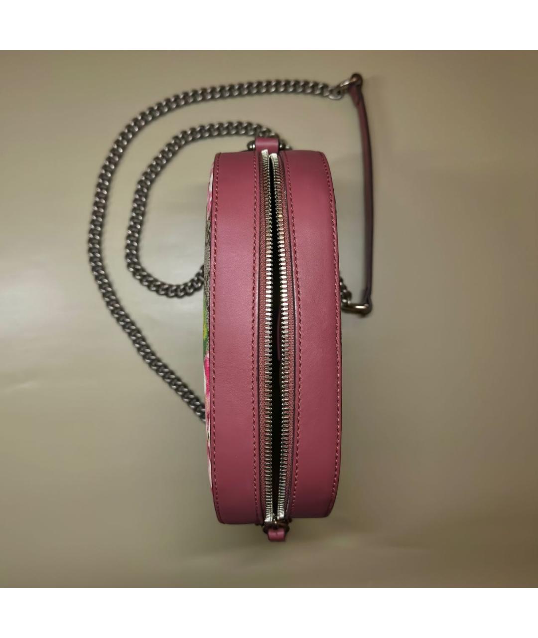 GUCCI Бежевая сумка через плечо из канвы, фото 3