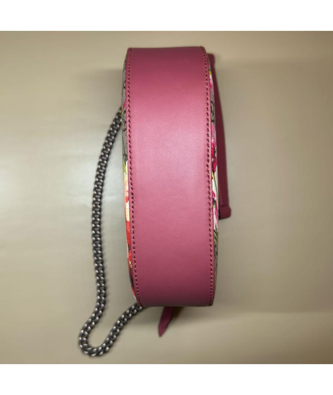 GUCCI Бежевая сумка через плечо из канвы, фото 5
