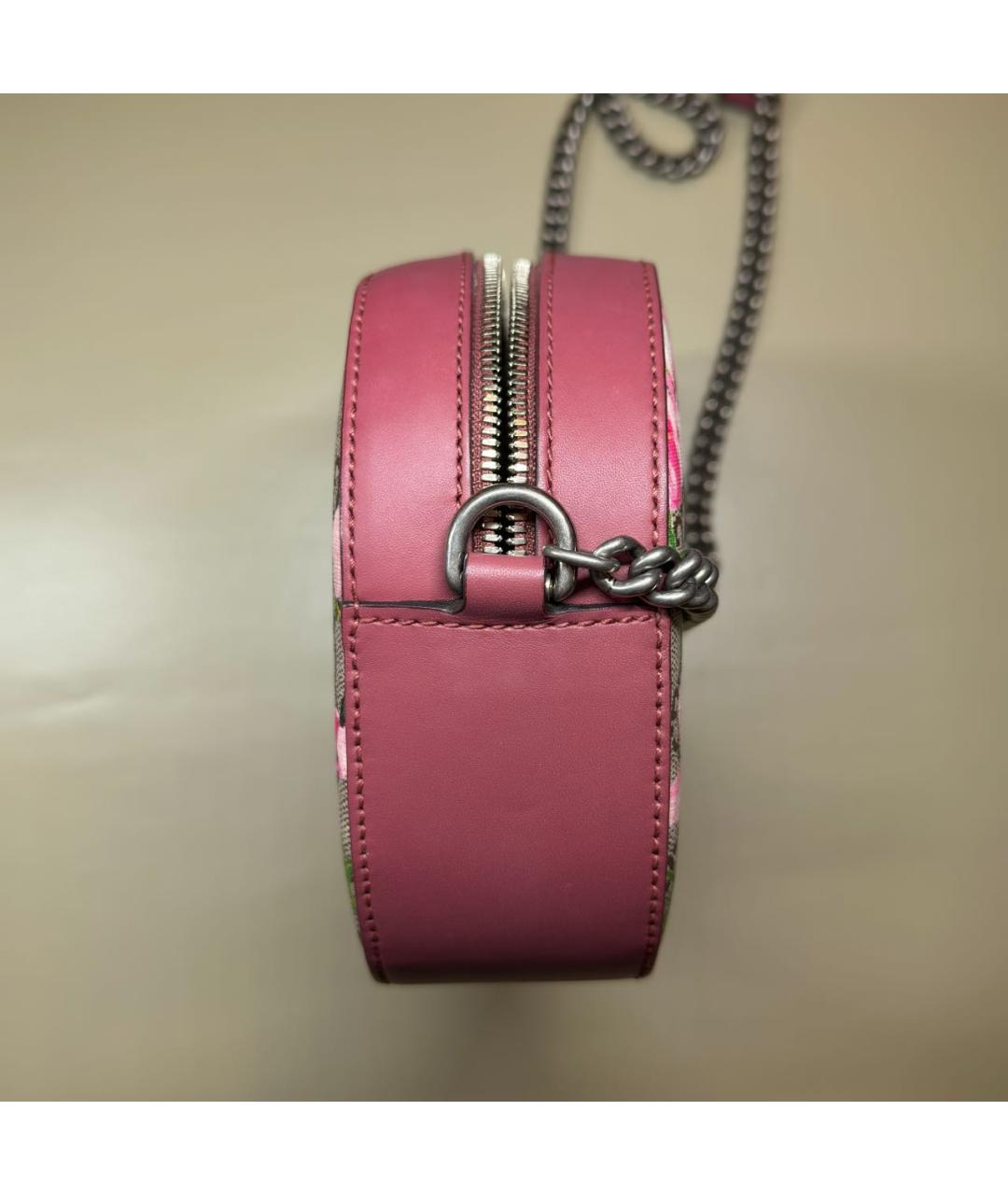 GUCCI Бежевая сумка через плечо из канвы, фото 6