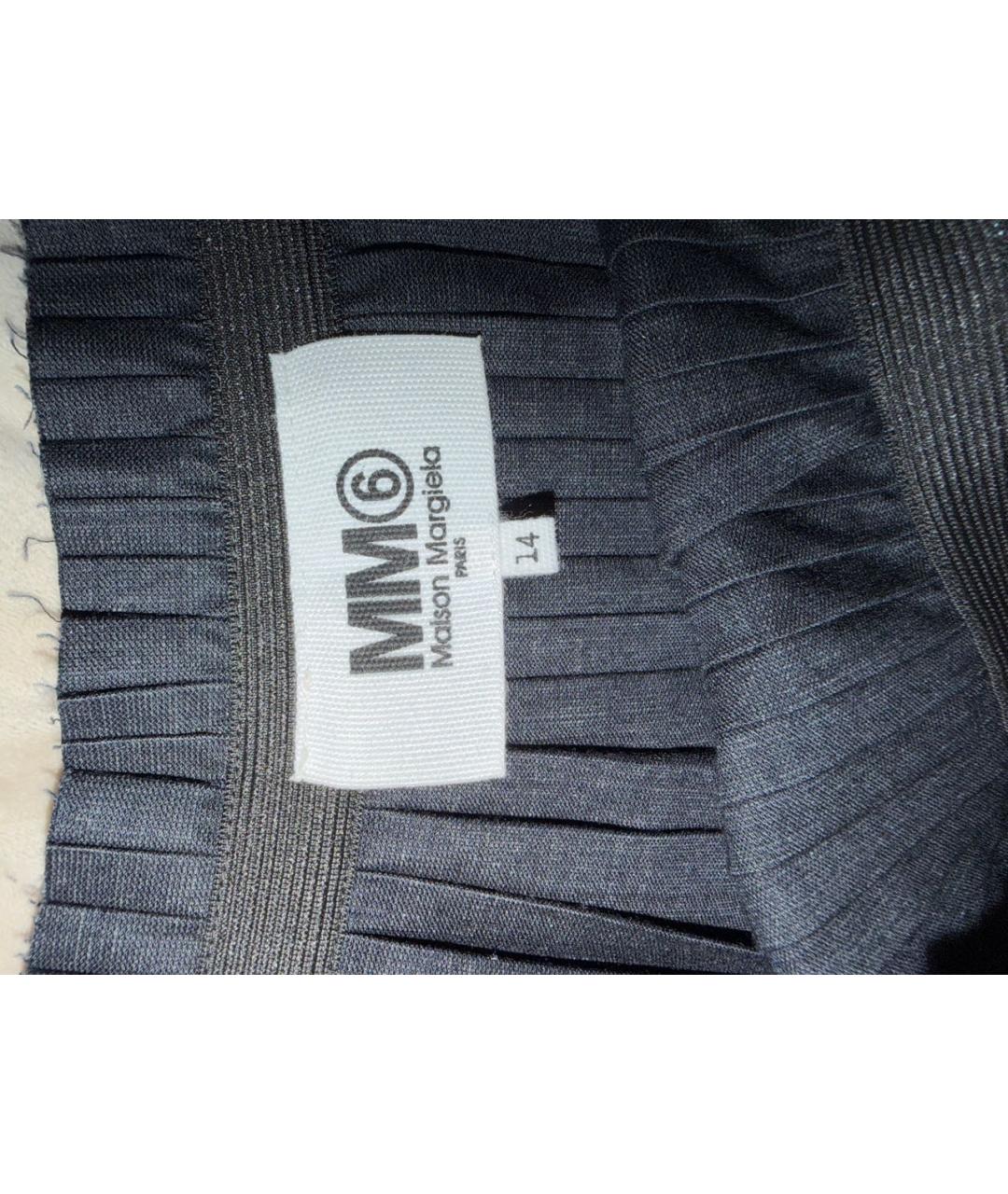 MAISON MARGIELA Черная юбка миди, фото 4