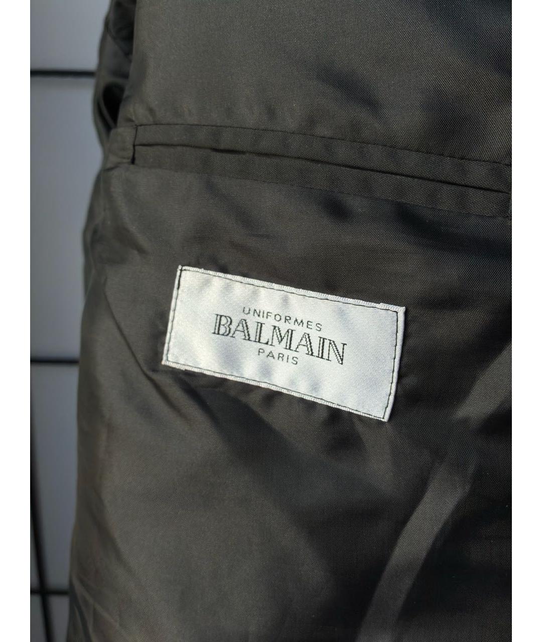 BALMAIN Черная нейлоновая парка, фото 7