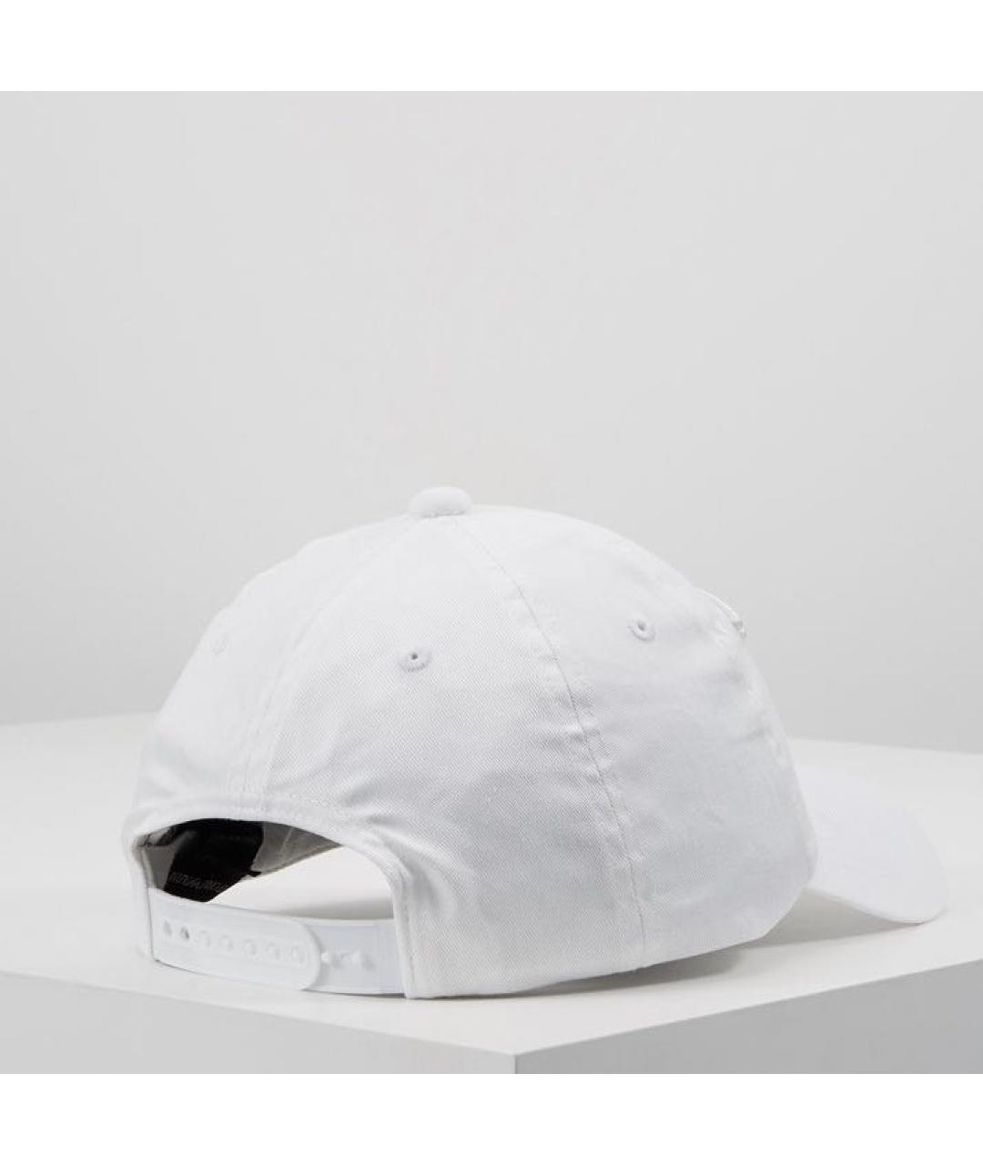EMPORIO ARMANI Белая хлопковая кепка/бейсболка, фото 3