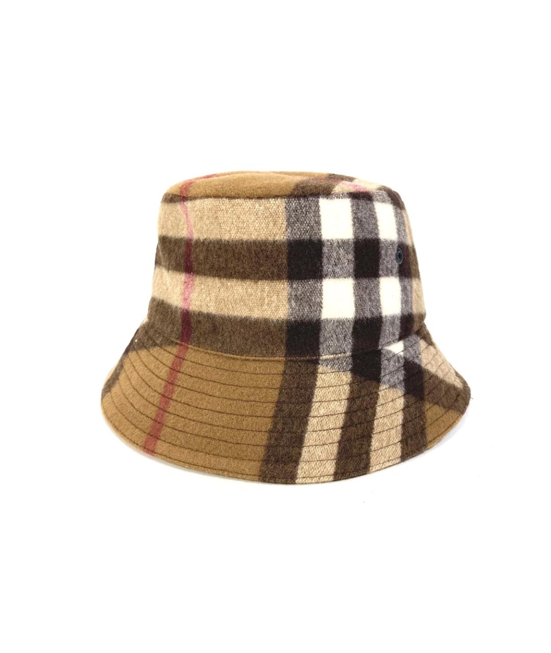 BURBERRY Бежевая шерстяная панама, фото 4
