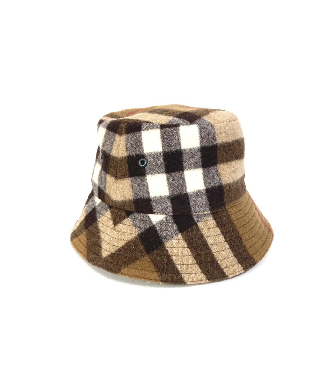 BURBERRY Бежевая шерстяная панама, фото 5