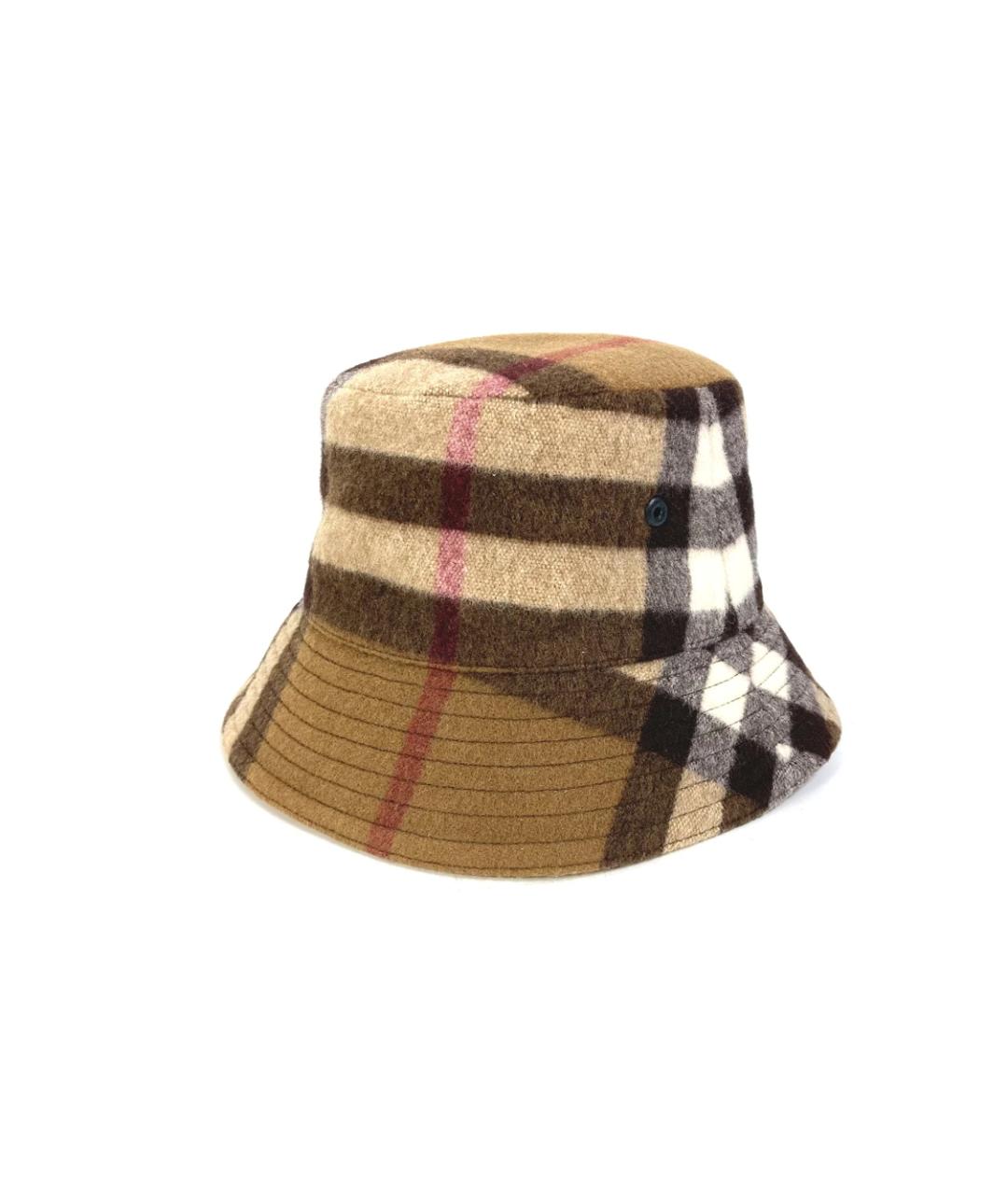 BURBERRY Бежевая шерстяная панама, фото 6