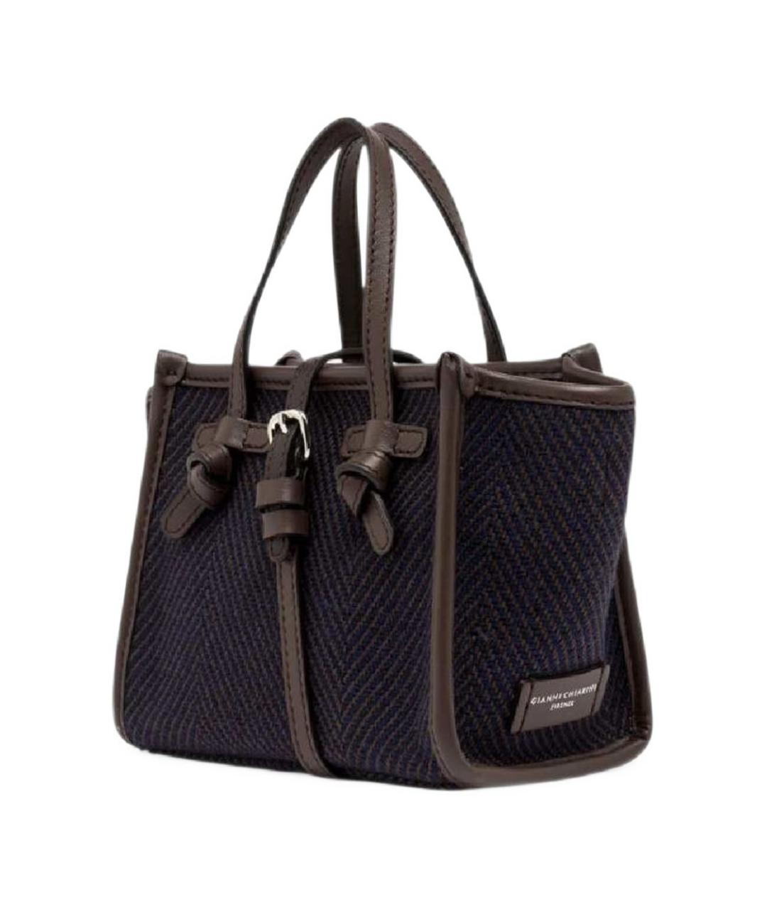 Gianni Chiarini Синяя сумка тоут, фото 3