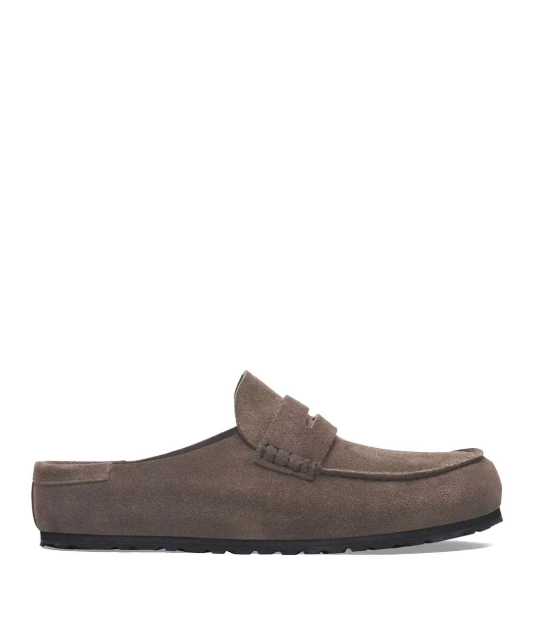 BIRKENSTOCK Серые замшевые сандалии, фото 1