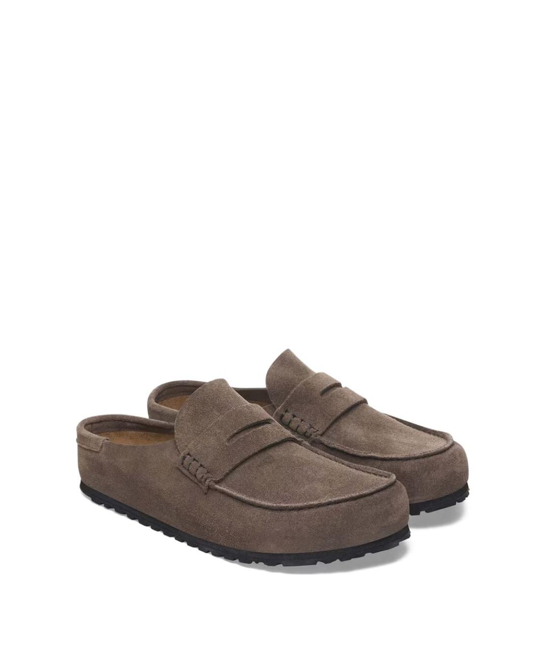 BIRKENSTOCK Серые замшевые сандалии, фото 3