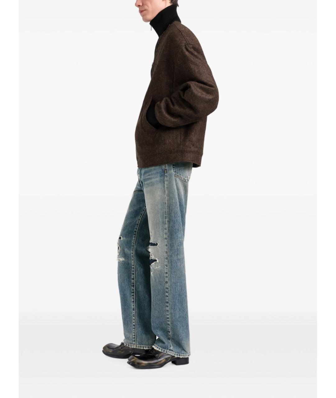 MAISON MARGIELA Коричневая шерстяная куртка, фото 5