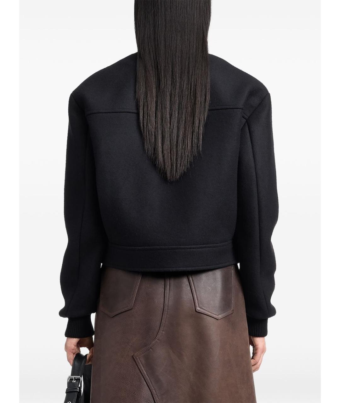 MAISON MARGIELA Черная шерстяная куртка, фото 4