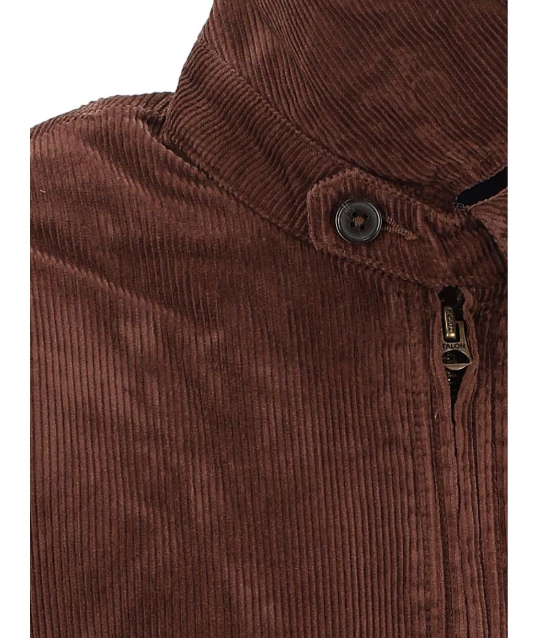 POLO RALPH LAUREN Коричневая хлопковая куртка, фото 4