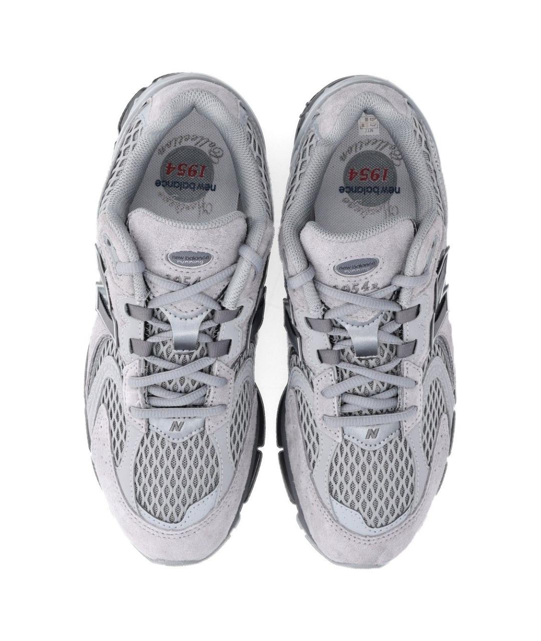 NEW BALANCE Серые текстильные кроссовки, фото 4