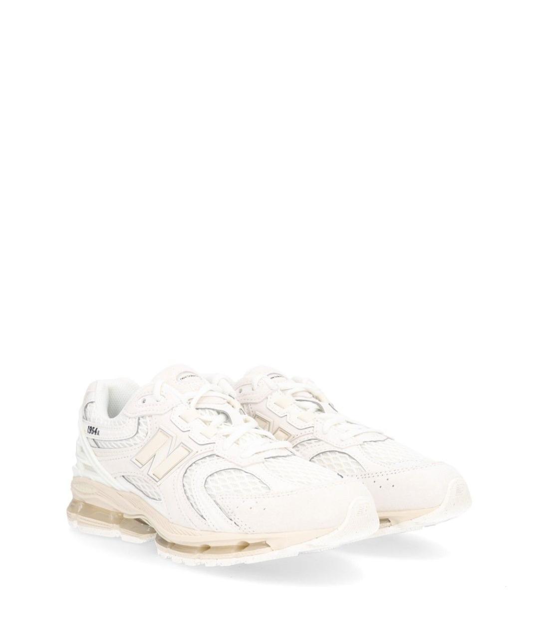 NEW BALANCE Белые текстильные кроссовки, фото 2