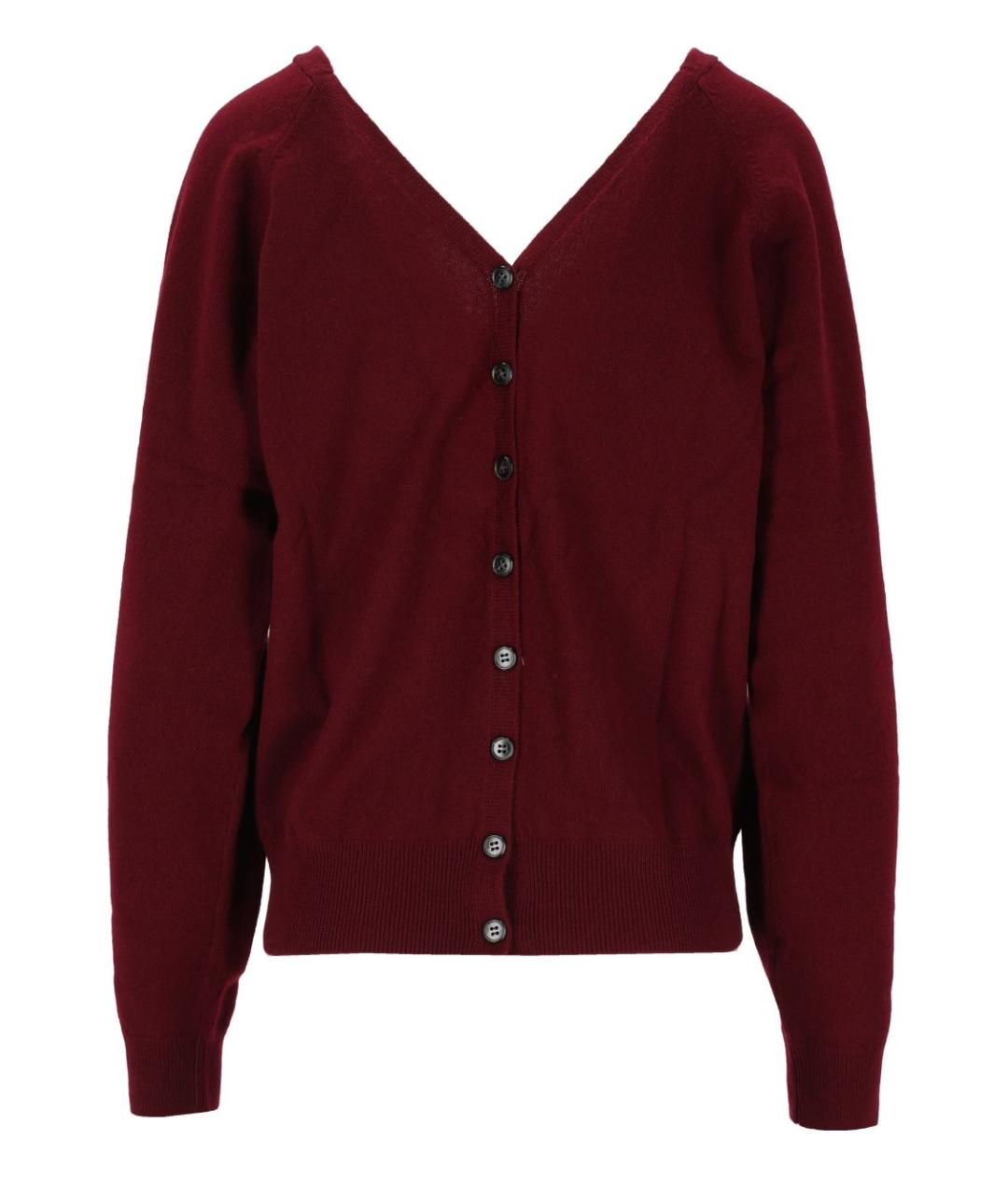 LISA YANG Бордовый кашемировый кардиган, фото 2