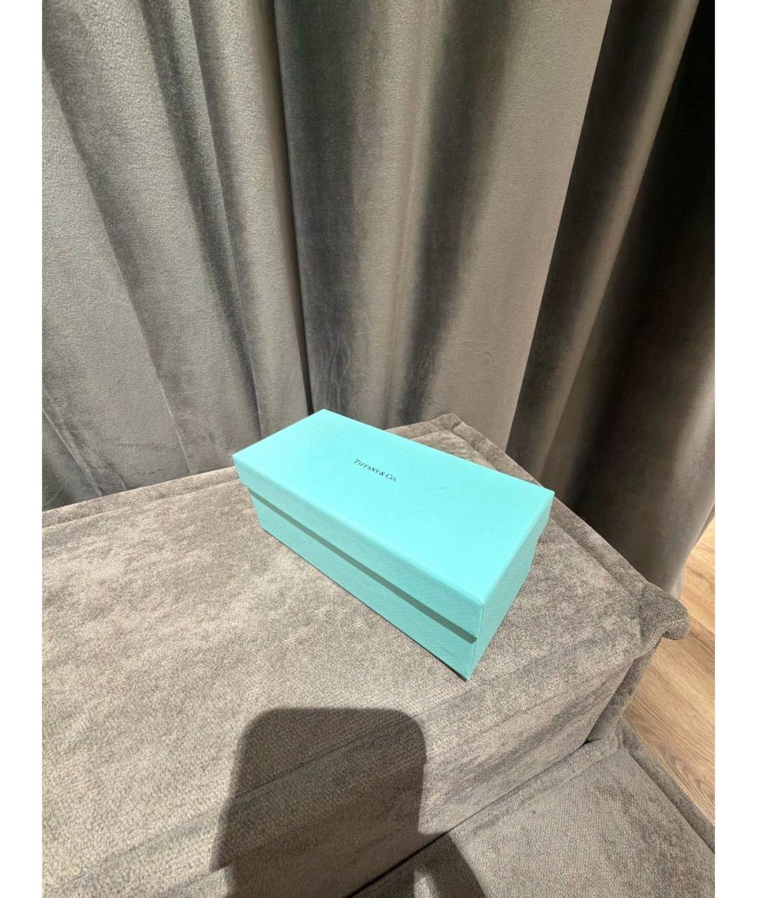 TIFFANY&CO Бежевые металлические солнцезащитные очки, фото 4