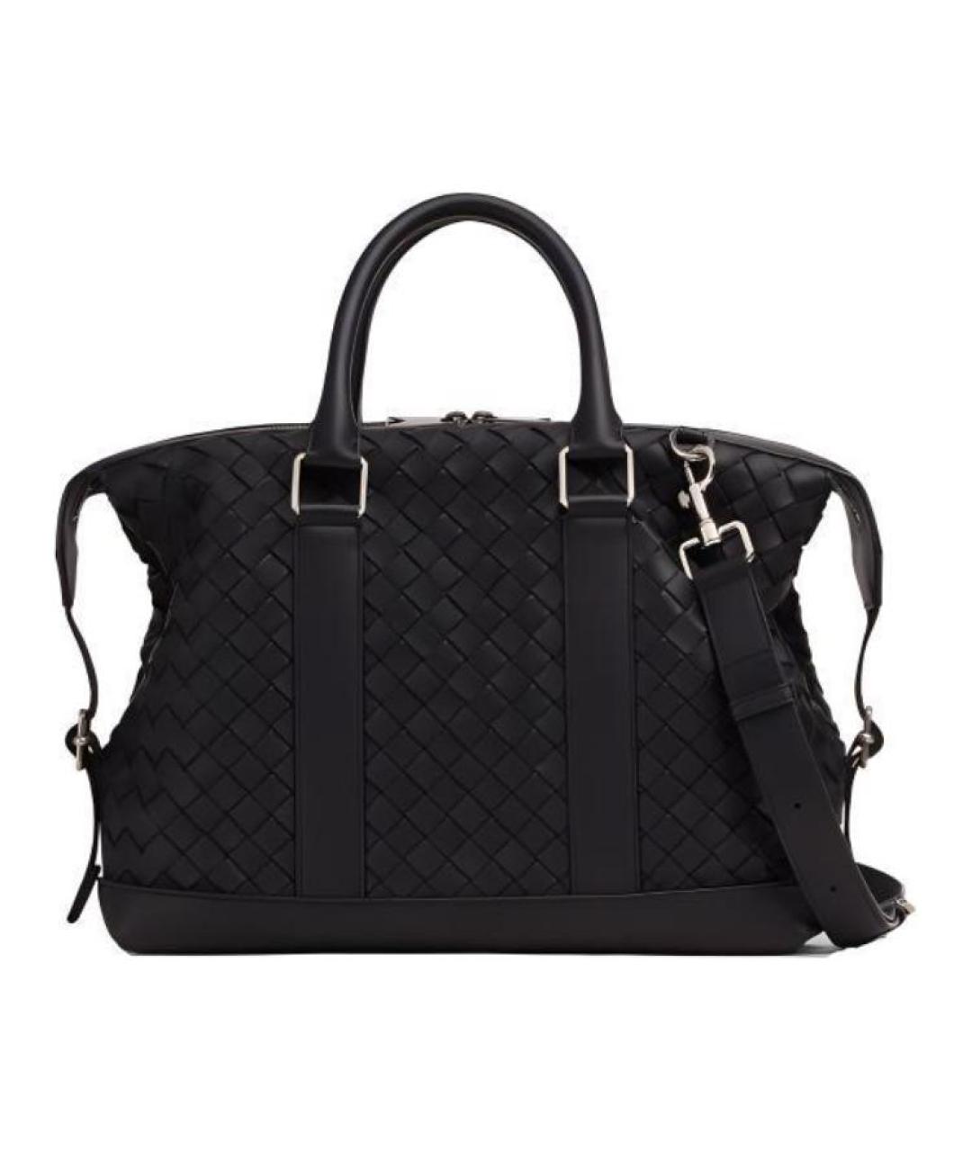 BOTTEGA VENETA Черный портфель, фото 1
