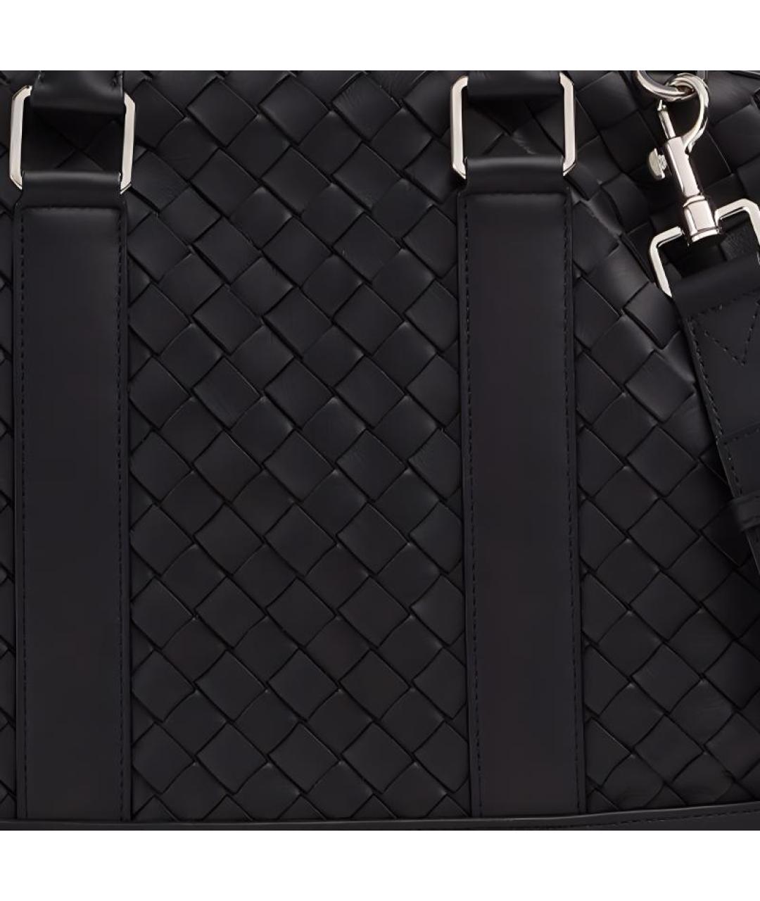 BOTTEGA VENETA Черный портфель, фото 4