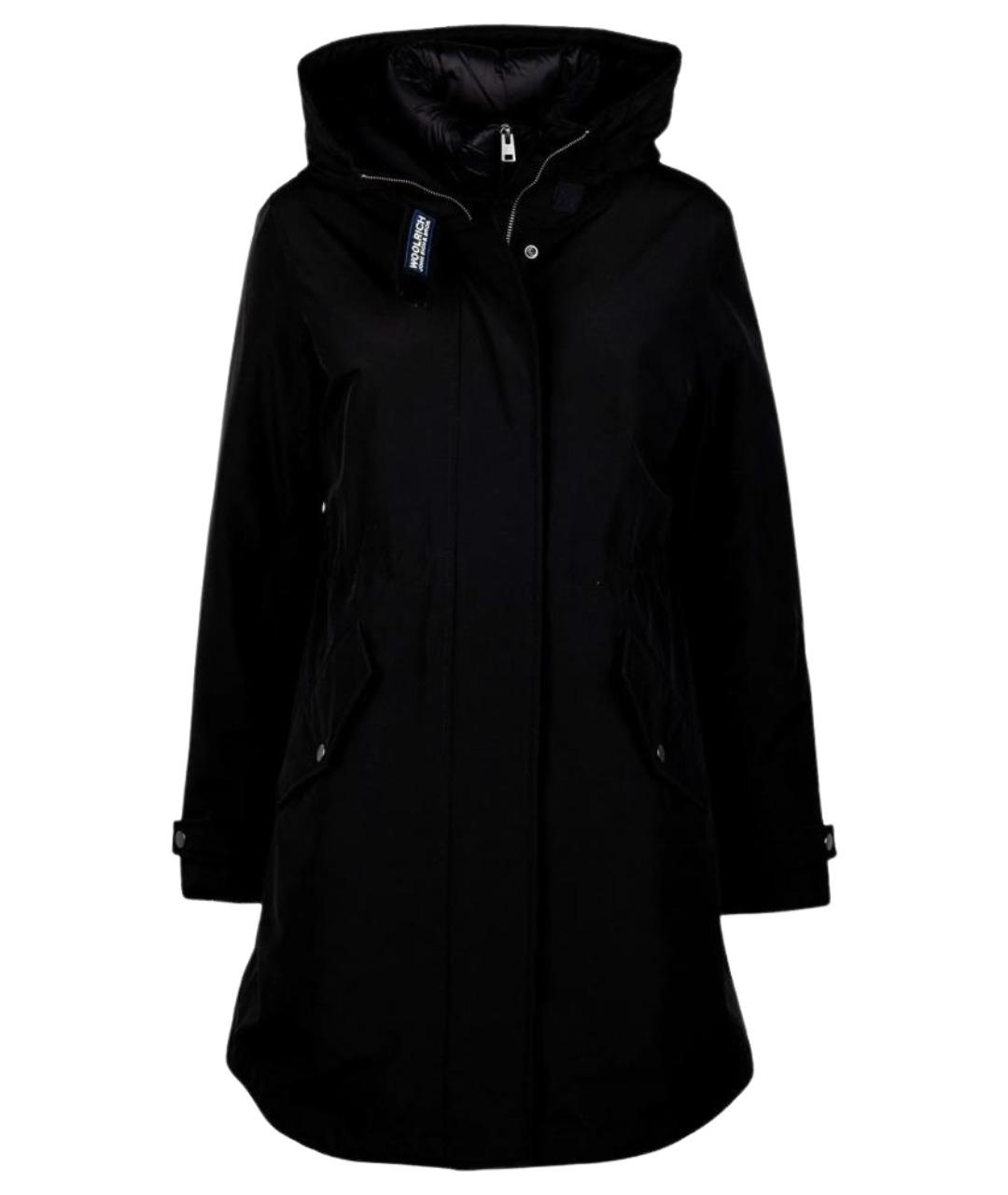WOOLRICH Черная хлопковая парка, фото 1