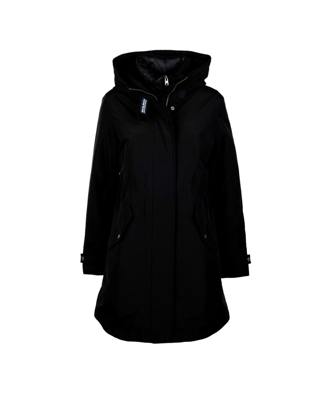 WOOLRICH Черная хлопковая парка, фото 3