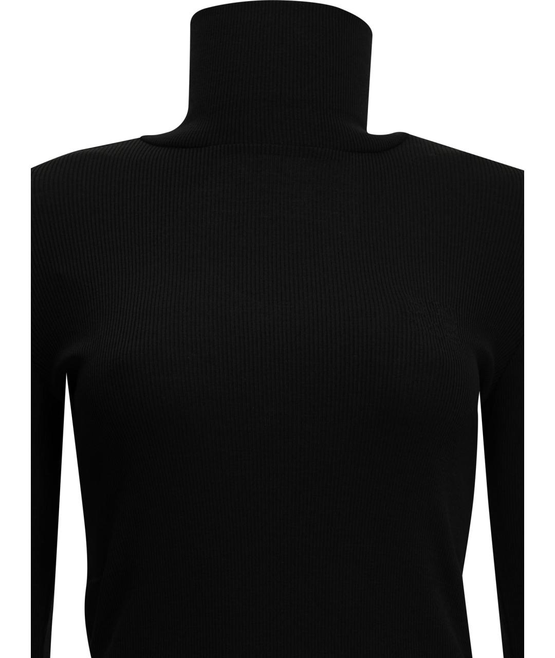 MAX MARA Черный шерстяной джемпер / свитер, фото 3