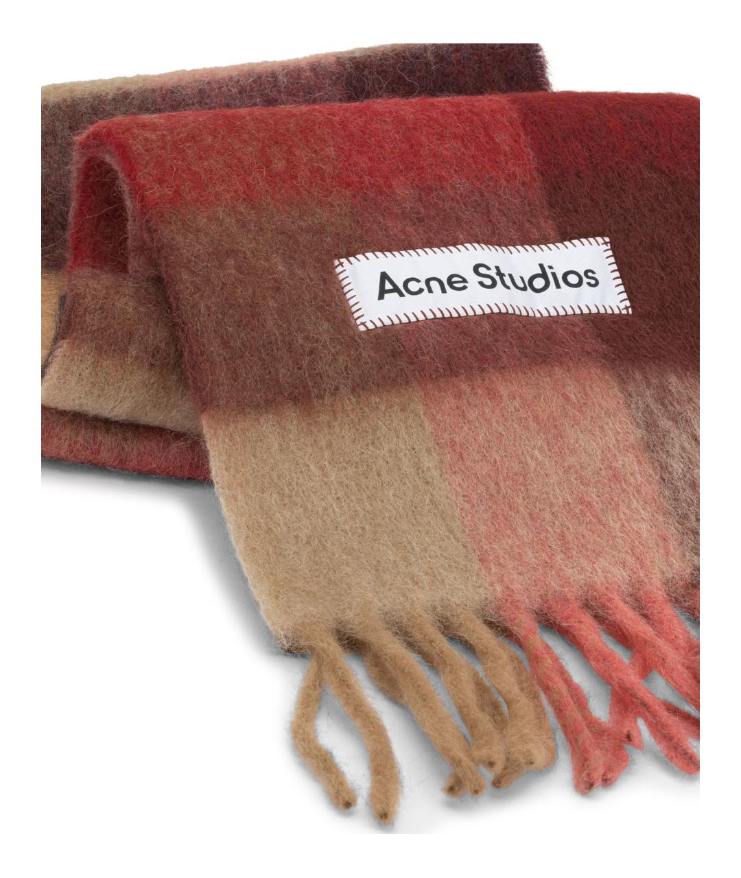ACNE STUDIOS Мульти шерстяной шарф, фото 2