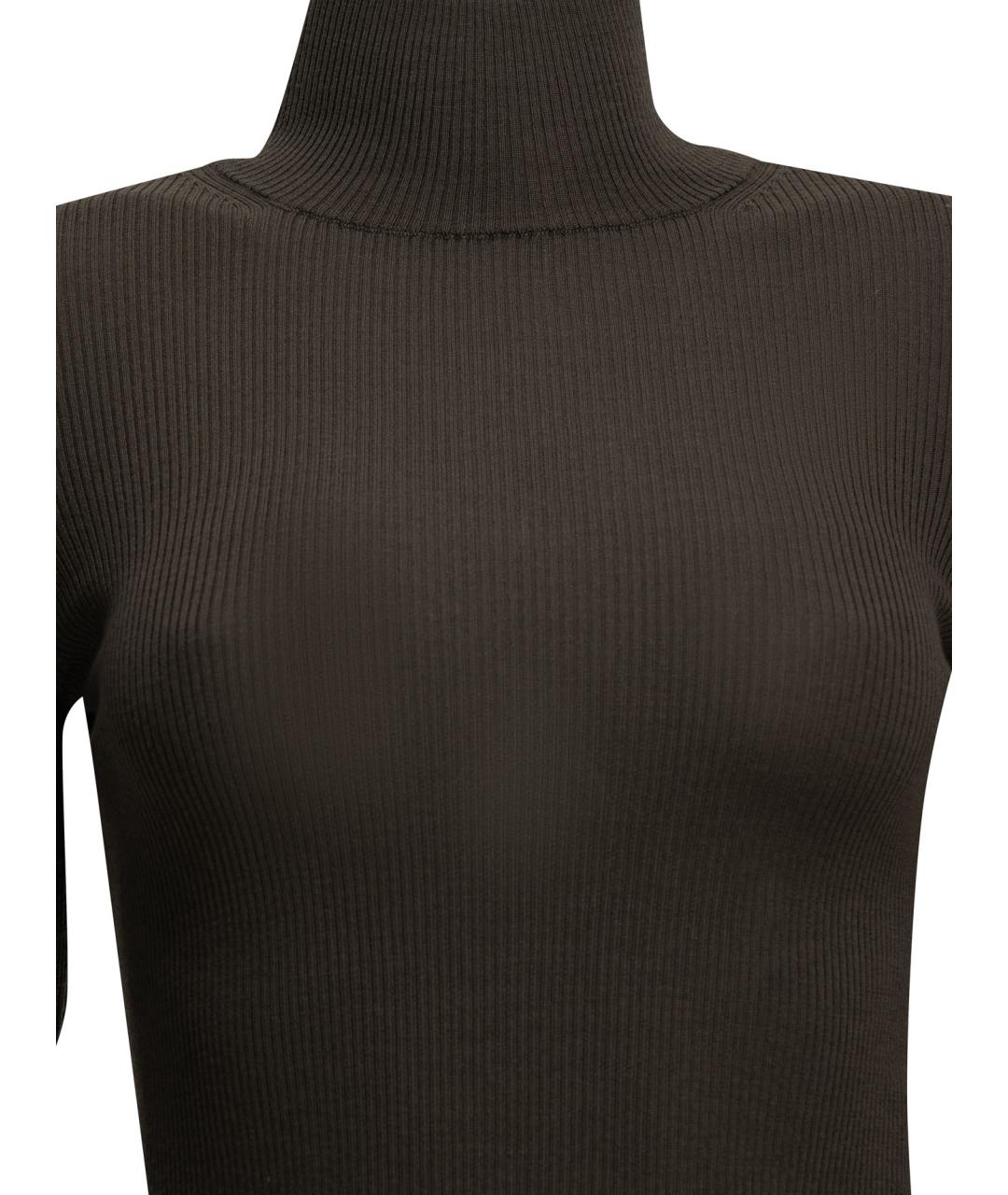 MAX MARA Коричневый шерстяной джемпер / свитер, фото 3
