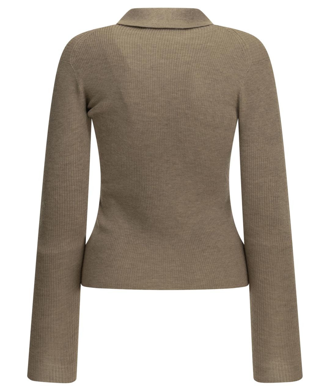 MAX MARA Бежевый кашемировый джемпер / свитер, фото 2