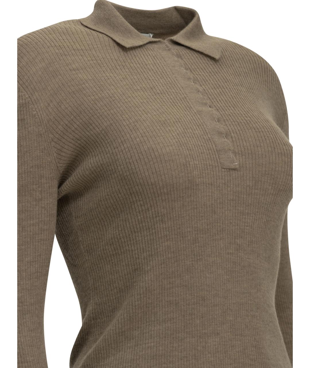 MAX MARA Бежевый кашемировый джемпер / свитер, фото 4