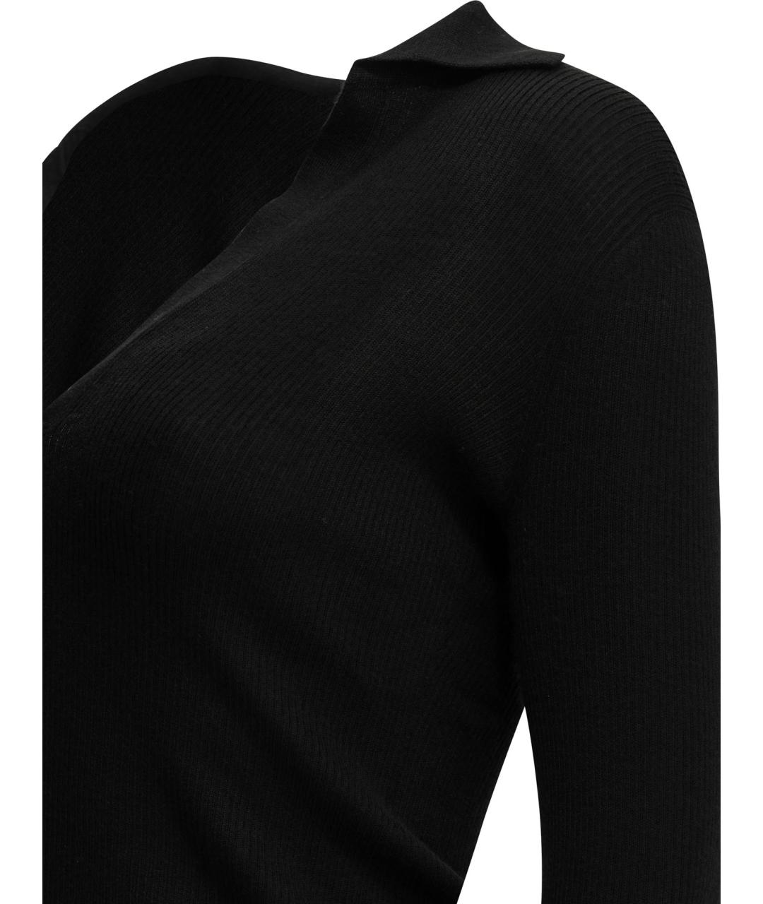 MAX MARA Черный кашемировый джемпер / свитер, фото 4