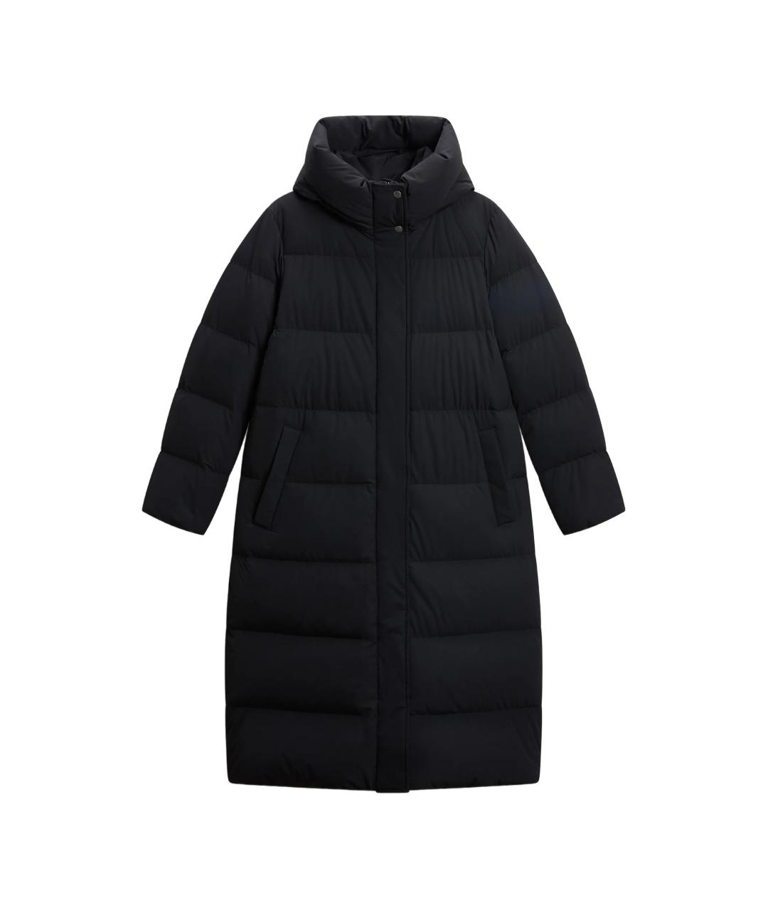 WOOLRICH Черная полиамидовая куртка, фото 1