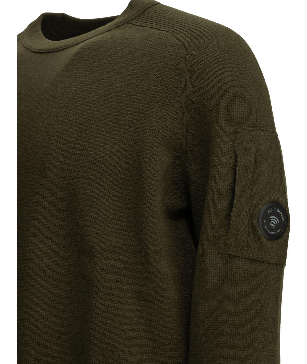 CP COMPANY Хаки шерстяной джемпер / свитер, фото 4