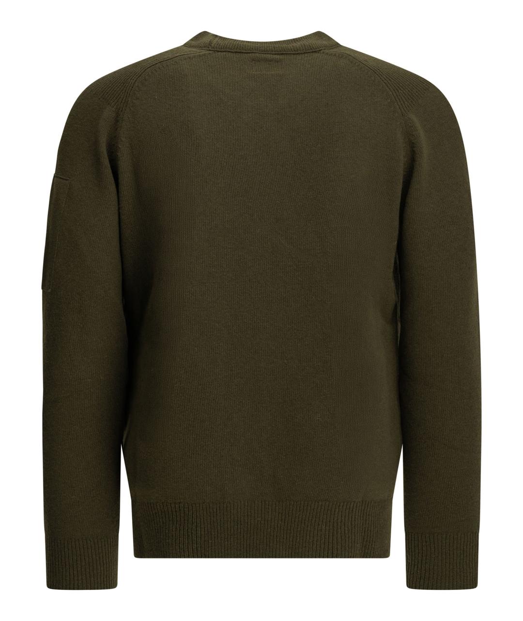 CP COMPANY Хаки шерстяной джемпер / свитер, фото 2