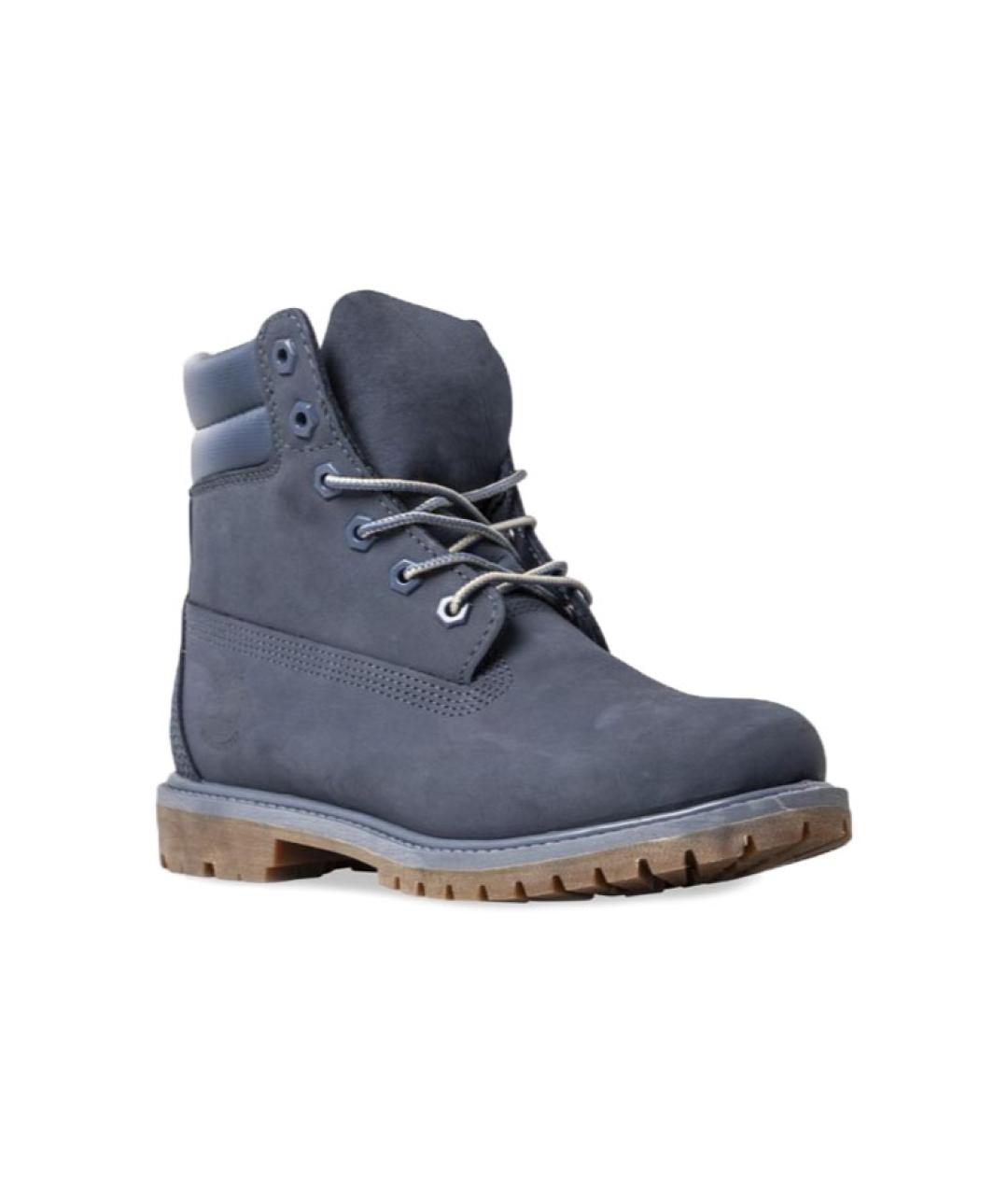 TIMBERLAND Синие нубуковые ботинки, фото 2