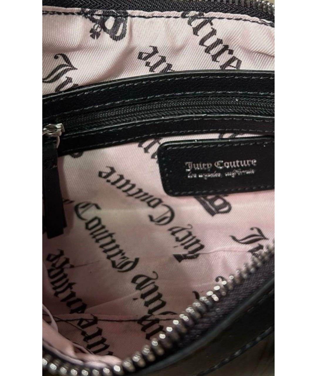 JUICY COUTURE Черная сумка с короткими ручками, фото 3