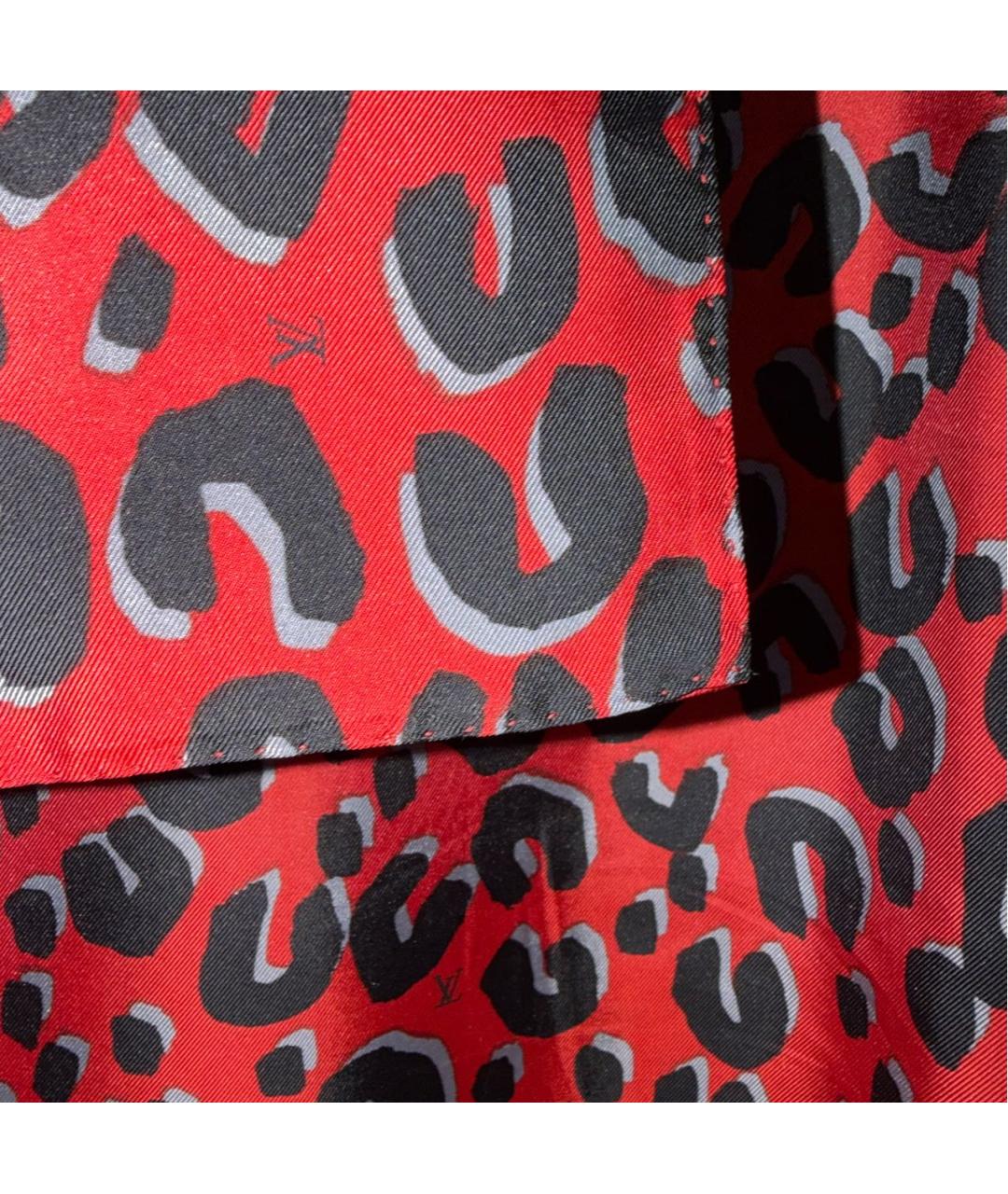 LOUIS VUITTON Красное вискозное коктейльное платье, фото 7