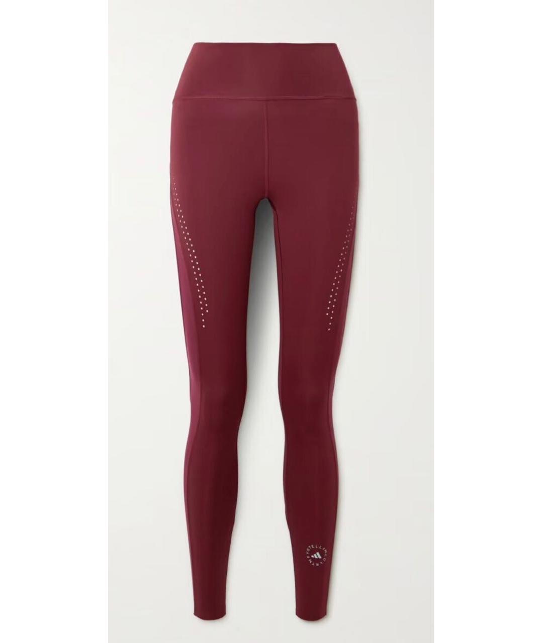 ADIDAS BY STELLA MCCARTNEY Бордовые леггинсы и велосипедки, фото 9