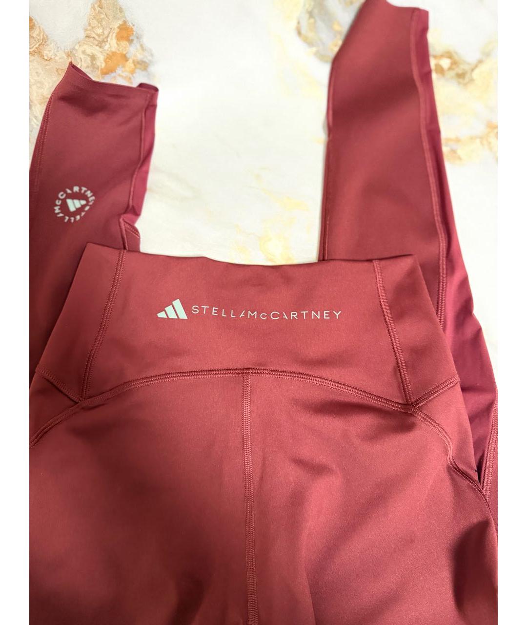 ADIDAS BY STELLA MCCARTNEY Бордовые леггинсы и велосипедки, фото 6