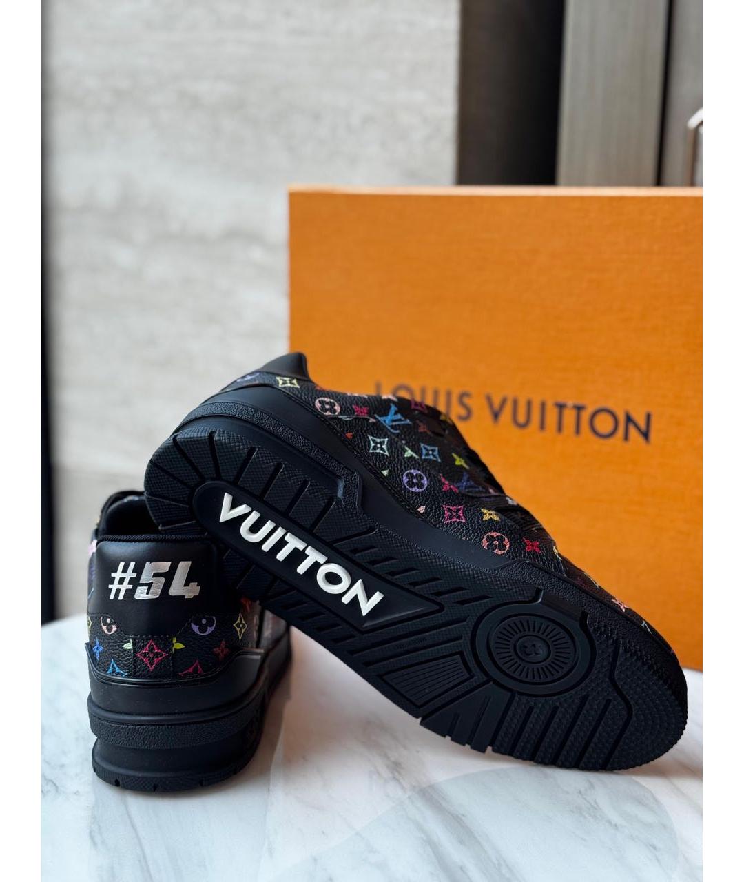 LOUIS VUITTON Черные кеды, фото 7