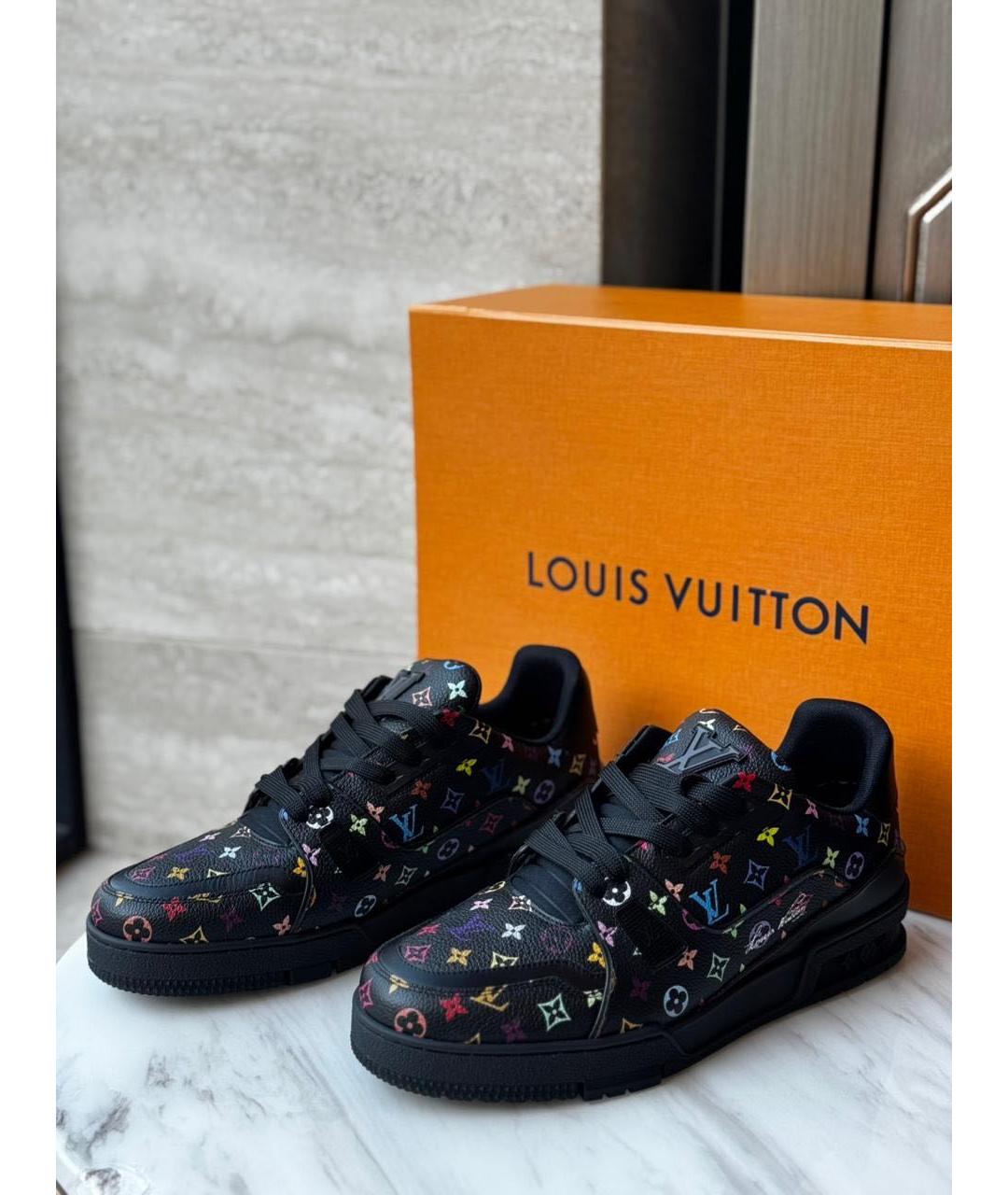 LOUIS VUITTON Черные кеды, фото 9