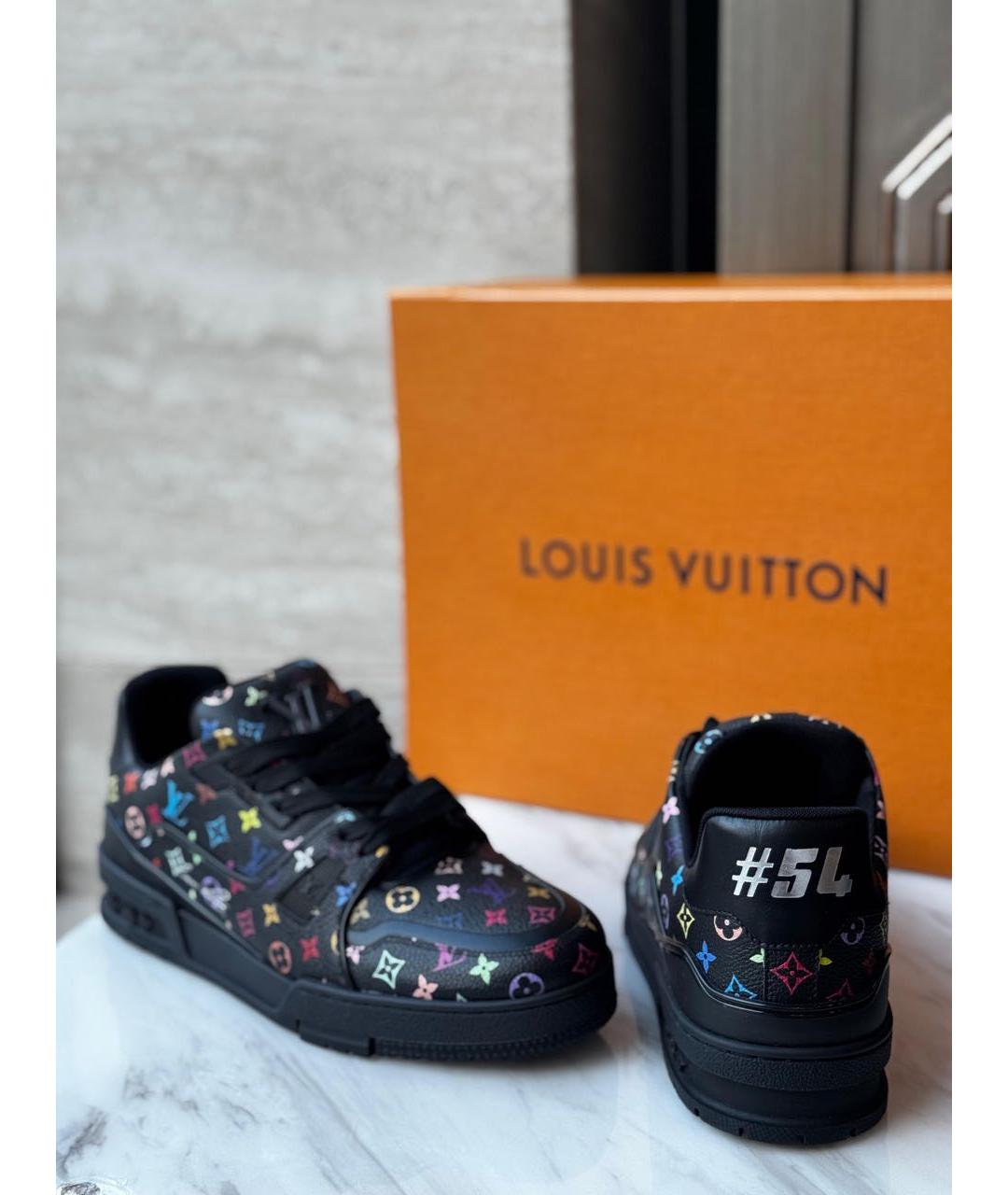 LOUIS VUITTON Черные кеды, фото 6