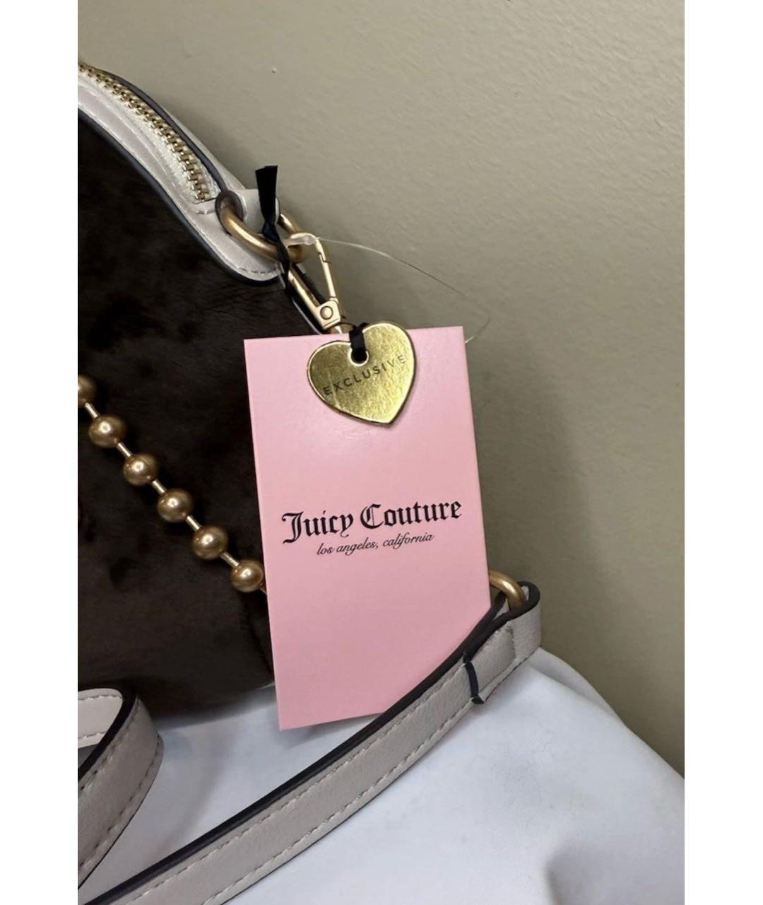 JUICY COUTURE Коричневая сумка через плечо, фото 2