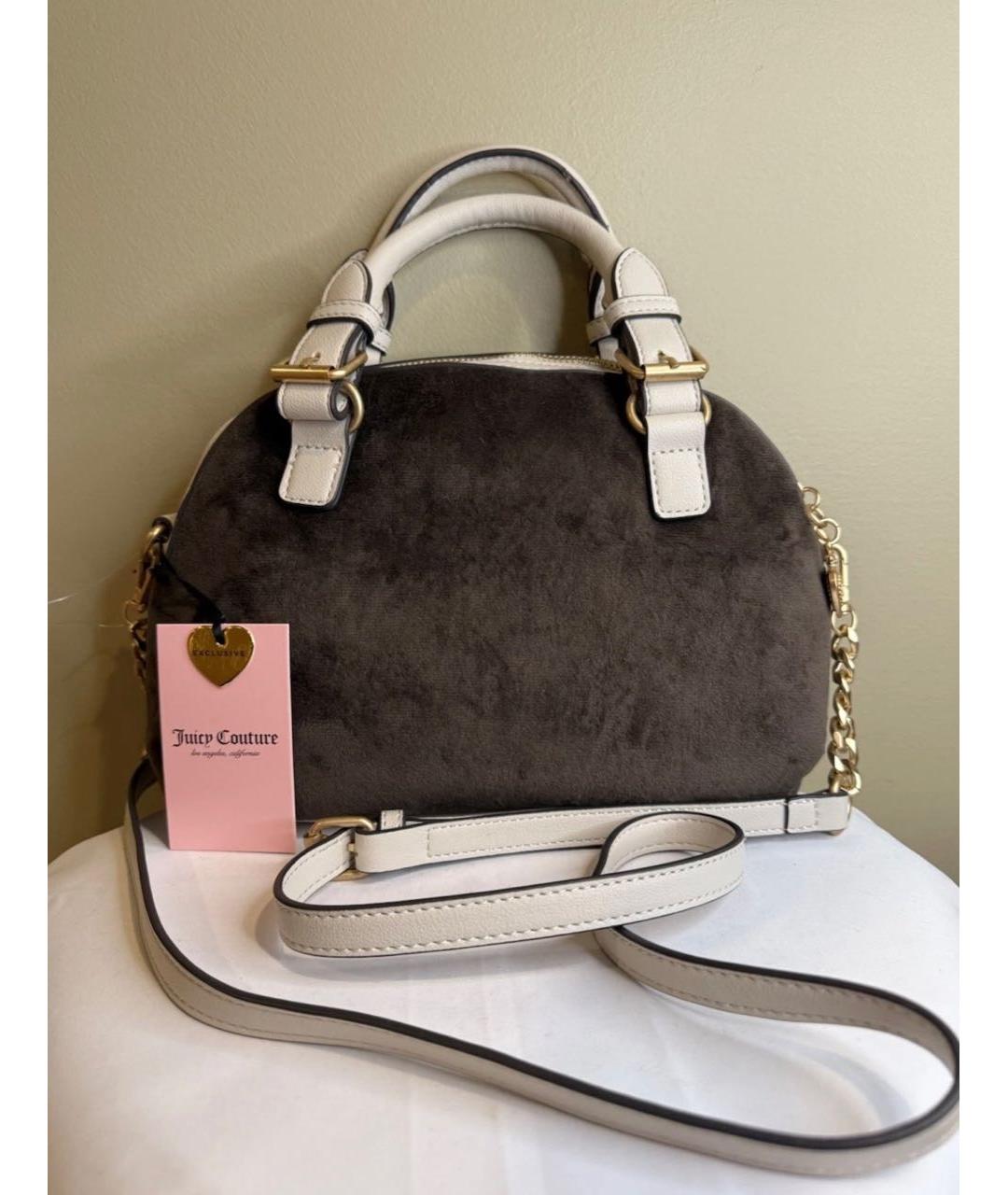JUICY COUTURE Коричневая сумка через плечо, фото 4