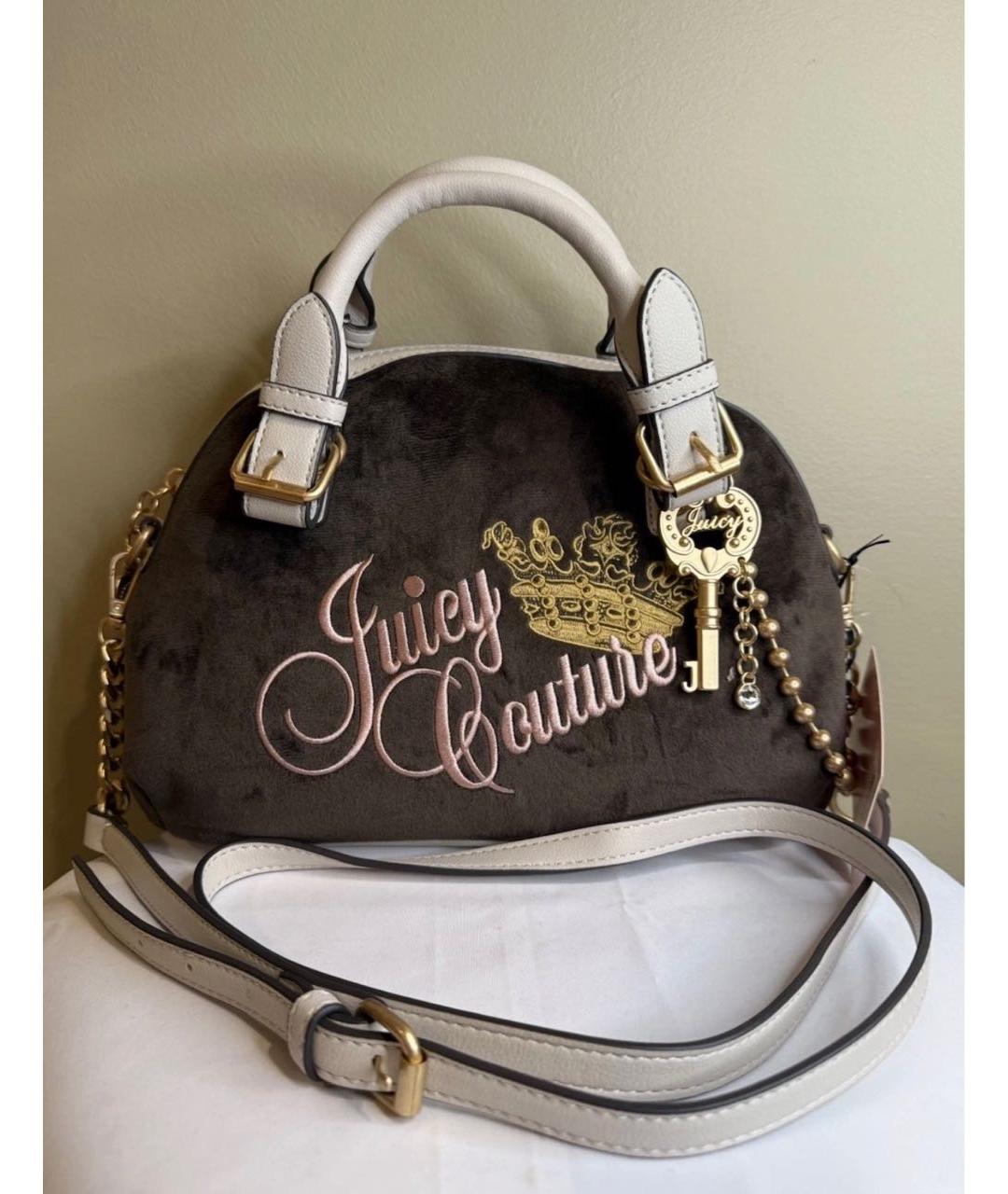 JUICY COUTURE Коричневая сумка через плечо, фото 5