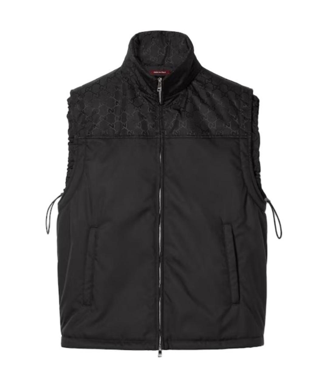 GUCCI Черный жилет, фото 1