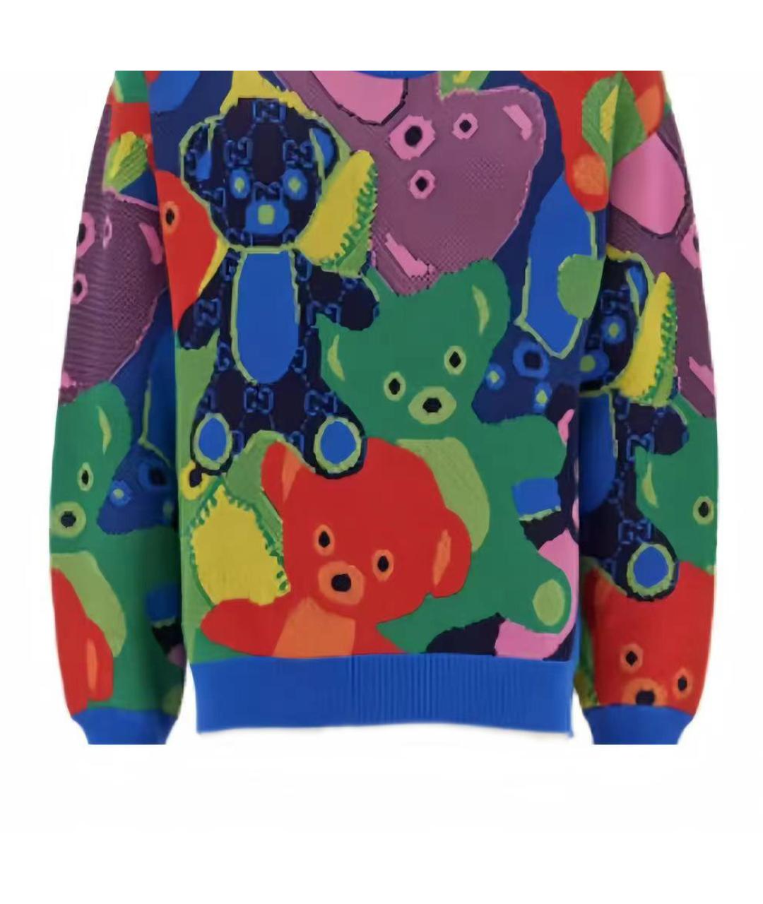 GUCCI Мульти джемпер / свитер, фото 3